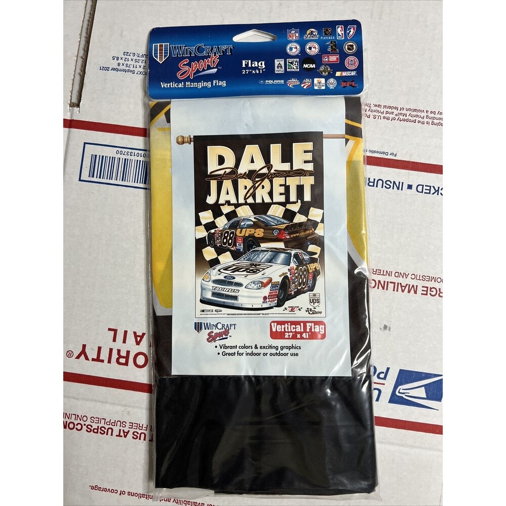 Nascar Wincraft Sports Vertical Hanging Flags 27"×41" USA Indoor Outdoor